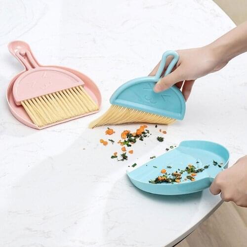 Mini Cleaning Brush Small Broom Dustpans Set Desktop Window Garbage Keyboard Brush Shovel Cleaning Sweeper Cleaning A7U3
