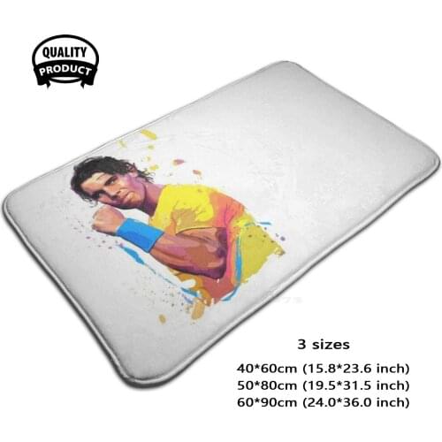 Rafael Nadal Soft Foot Pad Room Goods Rug Carpet Nadal Rafael Rafa Tennis