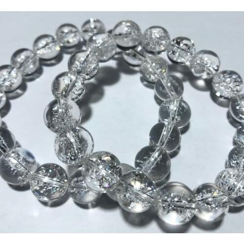 10-11mm Natural Himalaya Clear Quartz Quartz Chakra Healing Reiki Home Decoration Stone Handicraft Decoration Bracelets