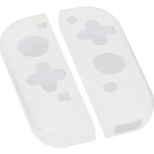 2021 New 1 Pair Handle Protective Case Protector Transparent Soft TPU Grip Cover Anti-Scratches Design Compatible with Switch