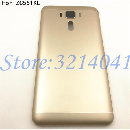 New 5.5 inches Battery Door Back Cover Housing Case For ASUS Zenfone 3 Laser ZC551KL With Camera Lens+Power Volume Buttons
