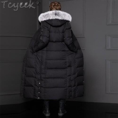 Mens Brand Down Jacket Man Winter Clothes Streetwear Puffer White Duck Down Coat Male Long Mens Jackets Hiver 00088