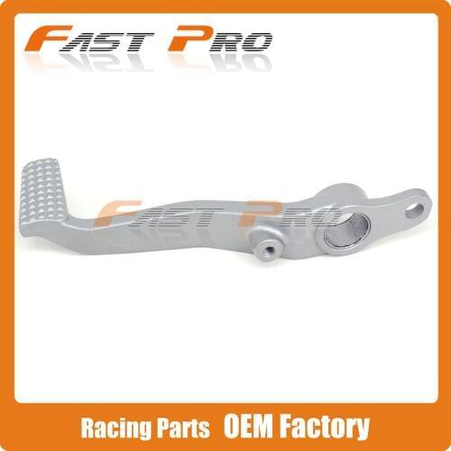 Silver Aluminum Foot Brake Lever Rear Pedal For ZZR400 ZZR600 90-03 ZX9R 98-03 NINJA ZX-6R ZX6R ZX636 03 04 ZZR600 ZX600 05-08