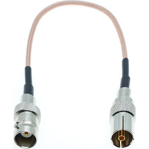 RG316 BNC FEMALE to IEC DVB-T PAL Female Coax RF Pigtail FPV Jumper Cable