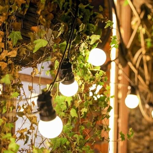 Outdoor low tension Plug-in electric lamp string LED super bright garden light belt outdoor camping decorative lights