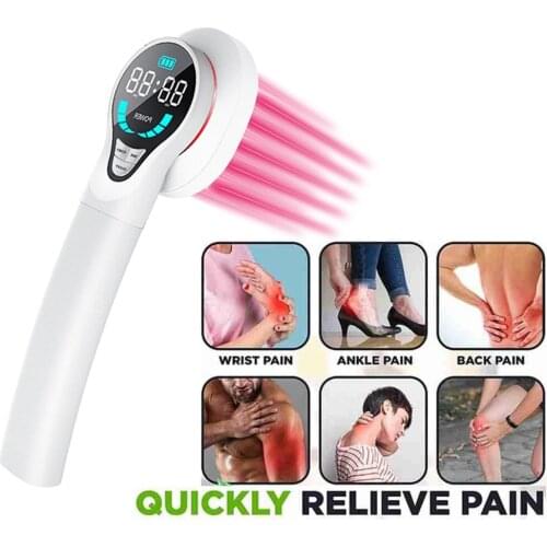 LLLT 808nm Cold Laser Physical Therapy Device Portable Apparatus B Cure for Joint Neck Knee Back Shoulder Pain Reliever