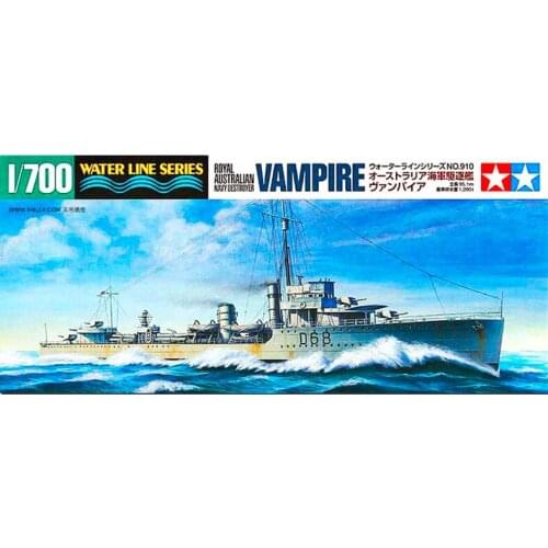 1/700 Tamiya Assembled Model Australian Destroyer Collection Plastic Building Painting Model Toys 31910