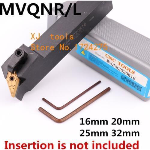1PCS MVQNR1616H16 MVQNR2020K16 MVQNR2525M16 MVQNR3232P16 MVQNL1616H16 CNC Lathe Cutting Tools External Turning Tool Holder