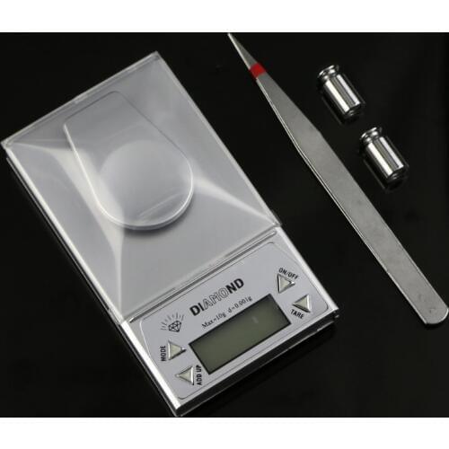 10g/0.001g Milligram Precision Digital Jewelry Diamond Scale Weight Balance Gram