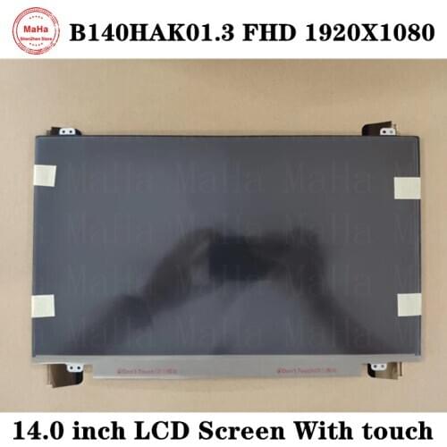 14.0 inch B140HAK01.3 Laptop LED LCD Display Touch Screen Matrix Replacement FHD 1920*1080 EDP 40 Pins