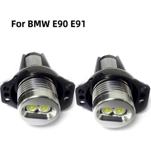 2PCS 12W/set LED Marker White Light Angel Eyes for BMW E90 E91316i 318d 318i 328xi 330d 330i