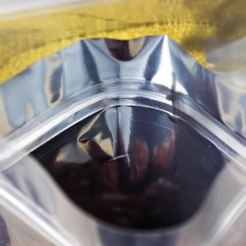 23X35+5 CM stand Self sealing bag translucent Food bag