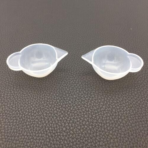 6pcs Silicone Measuring Cups for Resin DIY Glue Tools Cup Handmade Craft Nonstick Silicone Mixing Cups