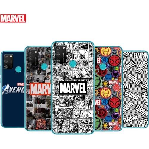 Transparent Cover Marvel Logo Avengers For Honor V30 View 20 V20 30i 30S 30 20S 20E 20i 20 Lite Pro Plus Phone Case