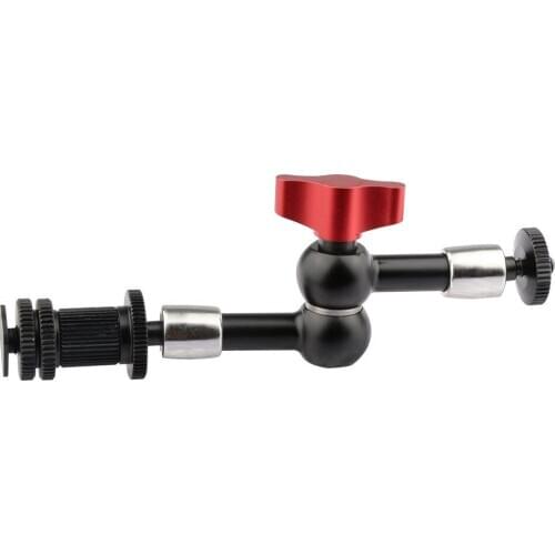 7" Magic Arm 1/4 Hot Shoe Holder for LCD Monitor Camera