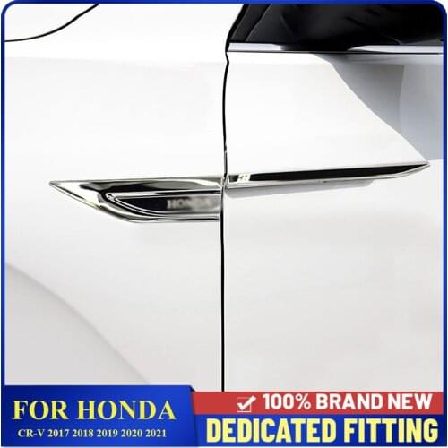For Honda CR-V 2017 2018 2019 2020 2021 Side Wing Fender Badge Emblem Cover Trims Car Body Fender Side Label Sticker