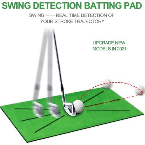 Flannel Rectangle Golf Training Mat Batting Practice Hitting Aid Pad Outdoor