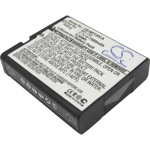 Cameron Sino Camera Replacement Li-ion Battery 1500mAh For NP-130 Leica Exilim EX-FC300S, Ex Free Tools