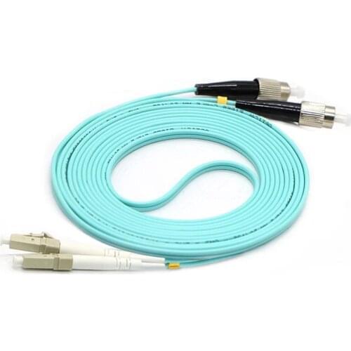 LC/UPC-FC/UPC Multi-Mode OM3 fiber Duple Jumper 2 Core Patch Cord Multimode 3M 5M 10M 25MFiber-optic repair cable