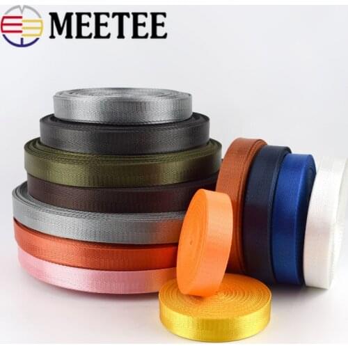 10Meters Herringbone 20mm Nylon Webbing Ribbons Dog Collar Backpack Knapsack Strap Belt Tape Bias Binding DIY Sewing Accessories