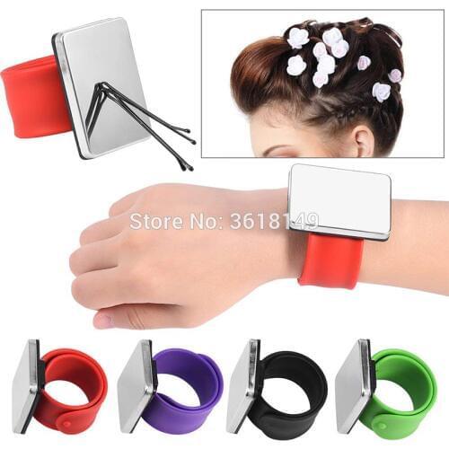 Hairdressing Bracelet with Magnet Wrist Band Strap Belt Hair Clip Holder Hair Accessories Barber Hairdressing Styling Tools