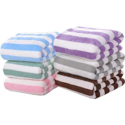 Swimming Pool Bath Towel Coral Fleece Soft Quick-drying Beach Bathtowel Cloth Washcloth Bathing Towels Female Bathroom Home 2021