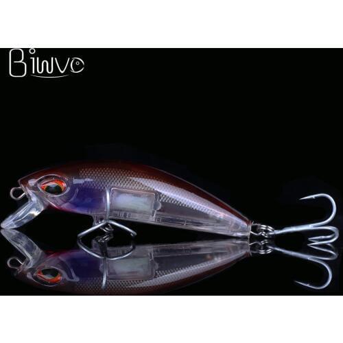 Biwvo Swimbait Fishing Lures Hard Minnow Wobbler Squid Metal Winter Spinnerbait Goods For Fishing Sea Ice Wobbler For Trolling