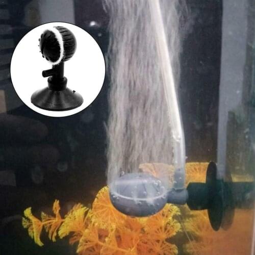Detachable Aquarium Oxygen Head Fish Tank Bubble Stone Air Diffuser Increase Aerator Oxygen Adjustable Supplies Ball Aquari