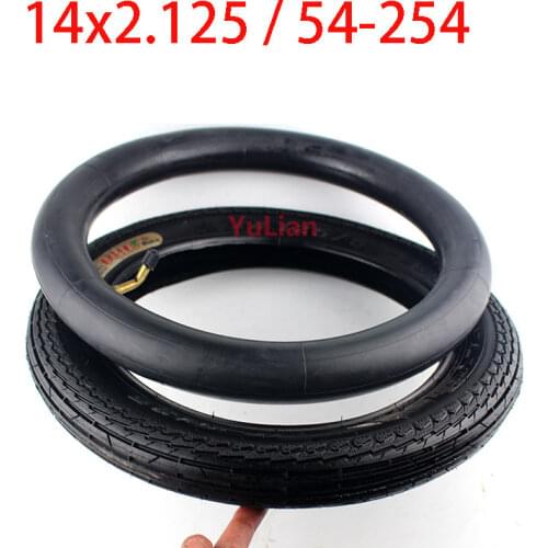 Chaoyang Electric Bicycle Tire 14x2.125 54-254 E-bike Tyre 14inch Antiskid Tyre fits Many Gas Electric Scooter