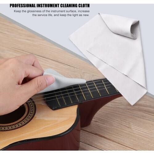 Musical Instrument Parts Cleaning Polishing Polish Cloth Music Lovers Playing Accessories for Guitar Violin Piano
