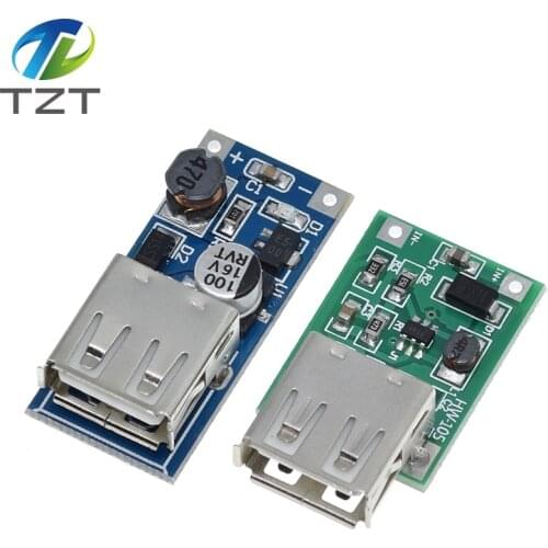 TZT DC DC 0.9V-5V to 5V 600MA Power Bank Charger Step Up Boost Converter Supply Voltage Module USB Output Charging Circuit Board