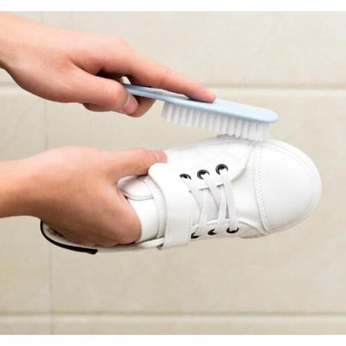 1pc Multi-purpose Boots Shoe Care Brush Soft Rubber Cleaning Cleaner Boot Trainer Household Laundry Gadget Random Color Hot Sale