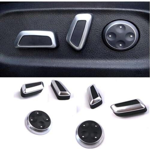 Lofty Richy For Audi A3 A4 B8 A5 A6 C7 A7 Q3 Q5 Car styling Interior Auto Seat adjustment button switch Cover trim decorative