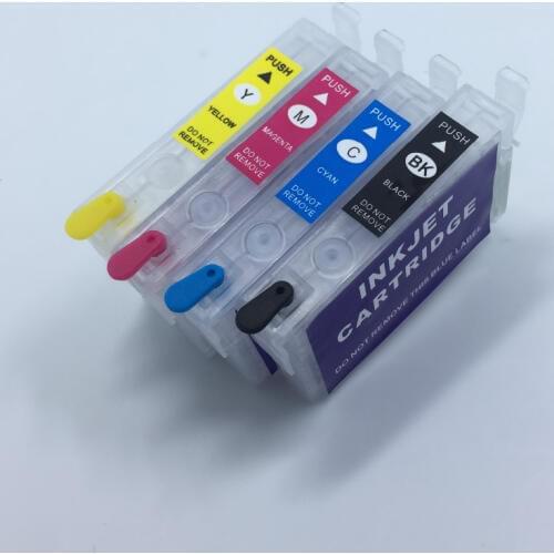 YOTAT Refillable ink cartridge T1381 T1382 T1383 T1384 for Epson Stylus NX420 TX420W TX235 TX430W NX230 Workforce 320 630 633