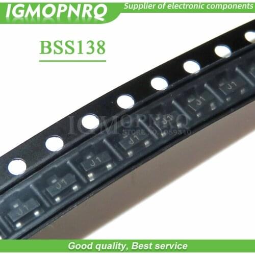 100pcs BSS138 MOSFET N-CH LOGIC SOT23-3 new original