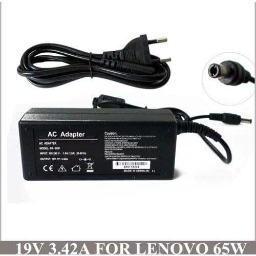 19V3.42A 65W AC Power Adapter Notebook Charger For Ordenadores Portatiles Lenovo IBM Y650 Y560P Y560D Y570 Z560 Z565 U330 U160
