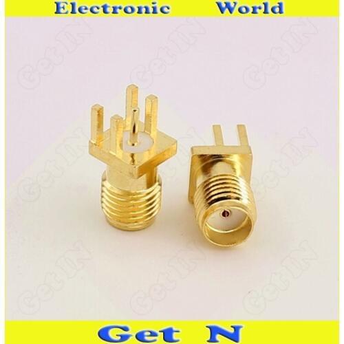 20pcs-200pcs Manufacturer Direct Selling SMA-KE SMA-KHD 1.6mm Gilded Full-Copper Connector for Antenna High Frequency