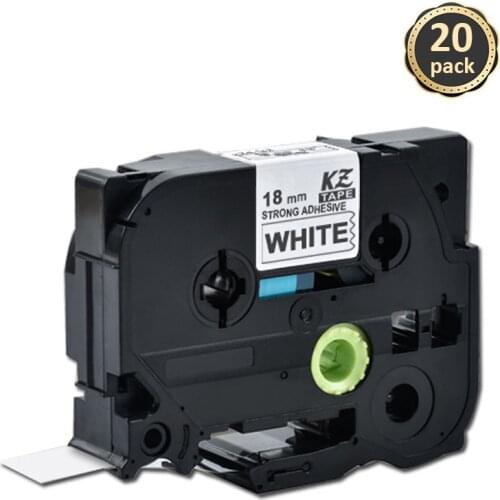 CIDY TZE S241 compatible label tape for brother tze-S241 tz-S241 TZ S241 black on white strong adhesive ribbon cassette