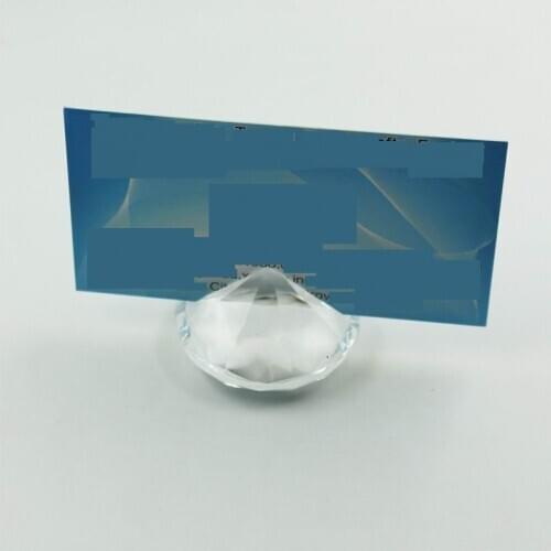 200pcs/Lot Heart Crystal Diamond Place Card Holder crystal Table Card Holders Wedding Decoration Favors