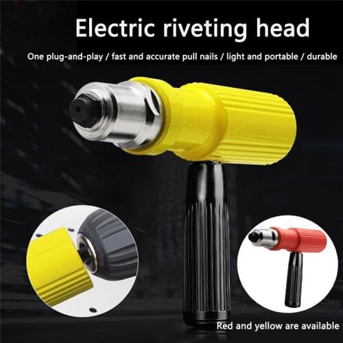 Electric Rivet Nut Drill Adapter Insert Cordless Drill Alloy Steel Head Rivet Nut Riveter Insert Nail Power Tools Accessories