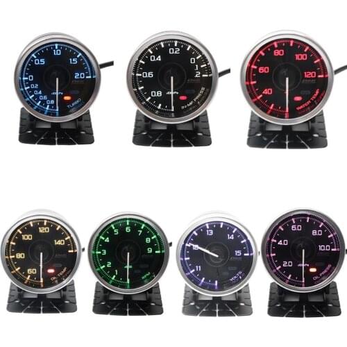 Defi Advance A1 60mm Defi Meter 7 Colors 2.5inch Water Temp Gauge Oil Temp /Turbo Boost / Oil Pressure / Voltage Gauge