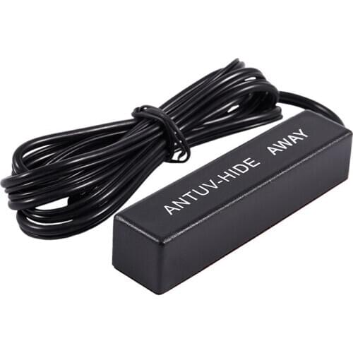Electronic Stereo AM/FM Radio Amplified Antenna Car Boat 12V Black