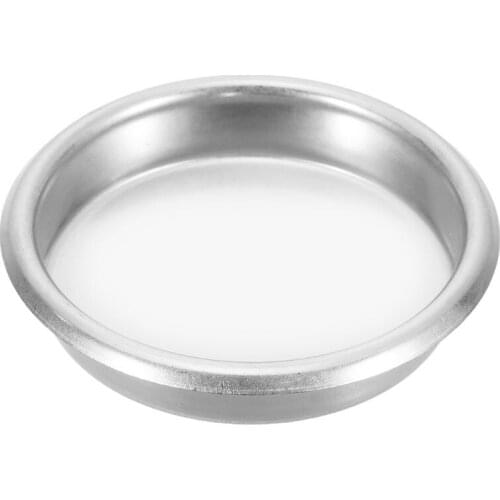 58mm Diameter Stainless Steel Blind Filter Coffee Machine Maker Backflush Basket AXYC