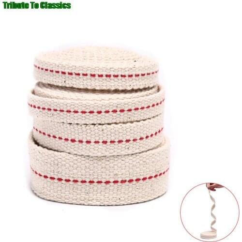 1Meter Kerosene Lamp Wick Braided Cotton Wick Flat Cotton Oil Lamp Wick For Oil Lamp 1.1cm,1.2cm,1.5cm,2.5cm