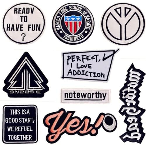 Computerized Embroidery Cloth Stickers Wholesale Large Letter Patch Clothing Accessories Clothing DIY Manual Patches