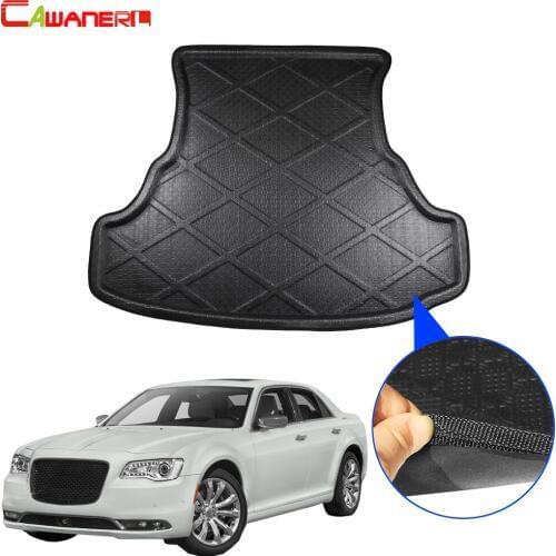 Cawanerl Car Rear Trunk Mat Tray Boot Liner Luggage Cargo Carpet Mud Protection Pad Accessories For Chrysler 300C