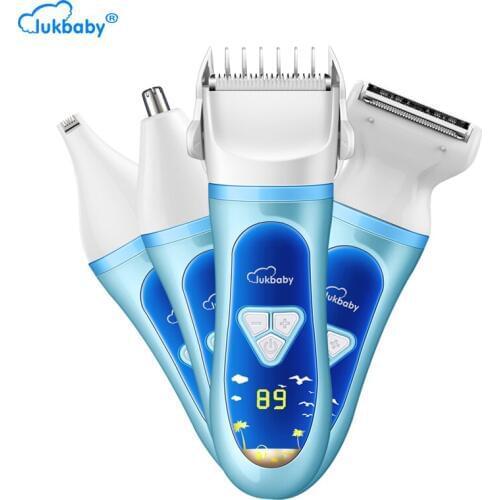 LUKBABY Baby Hair clipper Powerful Electric Hair Trimmer Waterproof Hair Shaving Machine Kids Hair Clippers YD-0830