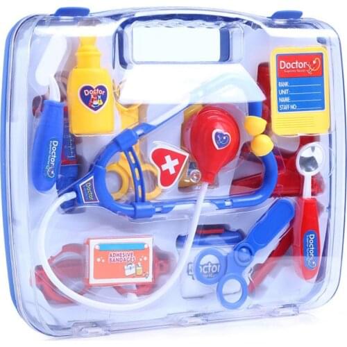 14Pcs/Set Medical Kit Simulation Educational Model Toy Hospital Doctor Nurse Pretend Role Play Toy Christmas Gift for Kids