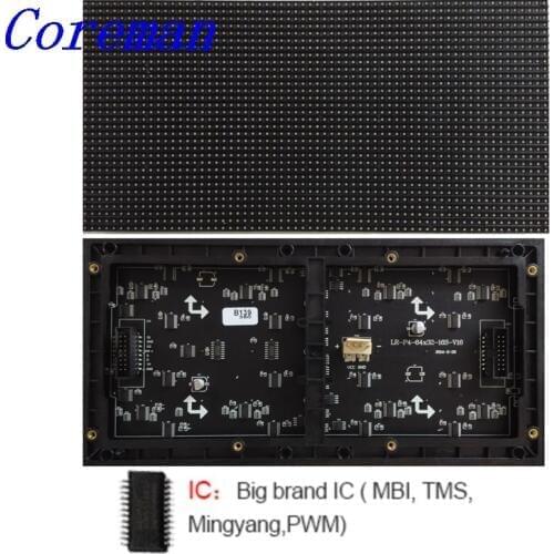 Free shipping p4 led matrix module wall high brightness video rgb diy led sign 256X128mm led components module