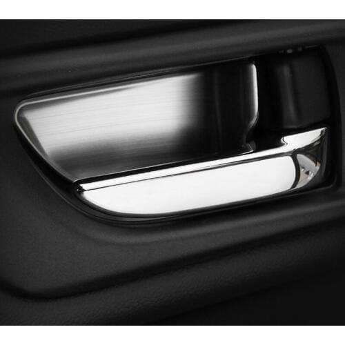 Car Door Handle Bowl Cover Patch trim Sticker for SUBARU XV FORESTER OUTBACK LEGACY IMPREZA WRX STI BRZ 2013-2017 car styling